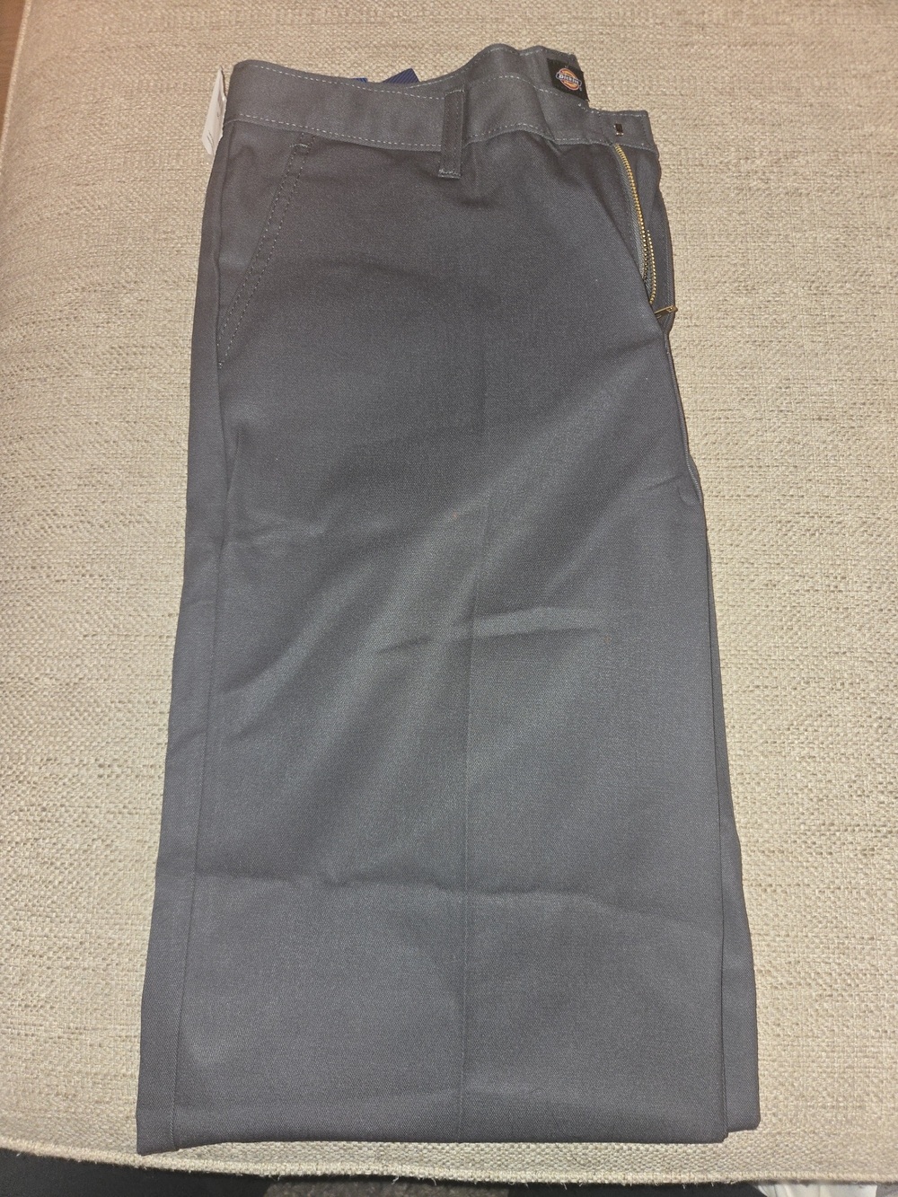 Dickies Big Boys 20 Husky Slim Straight Work Pants - Black